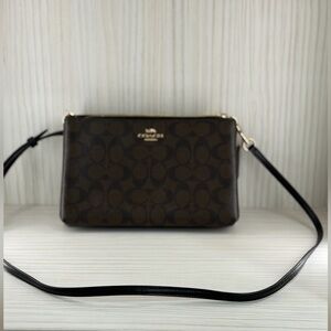 Coach Signature Brown Crossbody Bag